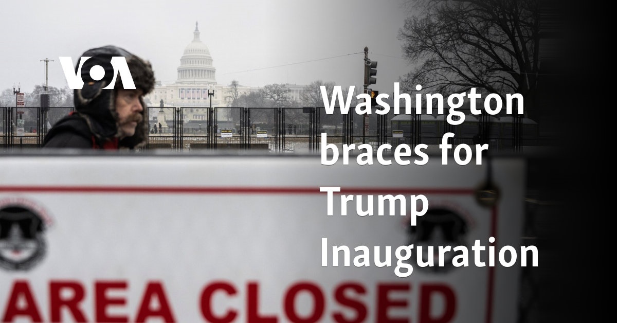 Washington braces for Trump Inauguration