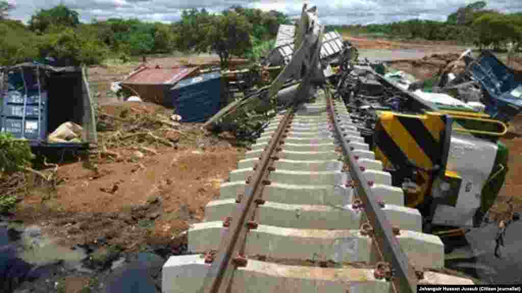 Caminho de ferro Cuamba Nampula, Moçambique, Jan 15, 2015