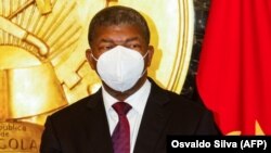 Presidente angolano, João Lourenço na Cidade Alta, Luanda, 8 de Abril de 2021