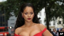 Rihanna tại liên hoan phim châu Âu ở London.