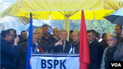 Labor Union Kosovo Protest 1