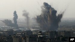 غزہ کی پٹی پر اسرائیل کی گولہ باری