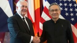 ၀န်ကြီး Tillerson ထိုင်း နဲ့ မလေးရှားမှာ မြောက်ကိုးရီးယားအရေး အဓိကဆွေးနွေး