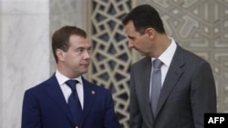 Дмитрий Медведев и Башар Асад