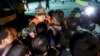 Passengers' Relatives Confront Chinese Police at Ship Disaster Site