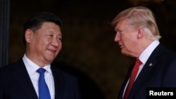 Shugaban Amurka Donald Trump da shugaban China Xi Jinping 