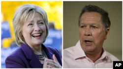 Democrat Hillary Clinton and Republican John Kasich have won The New York Times' endorsement for their parties' nominations in the 2016 presidential campaign.