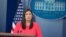 Porta-voz da Casa Branca Sarah Sanders