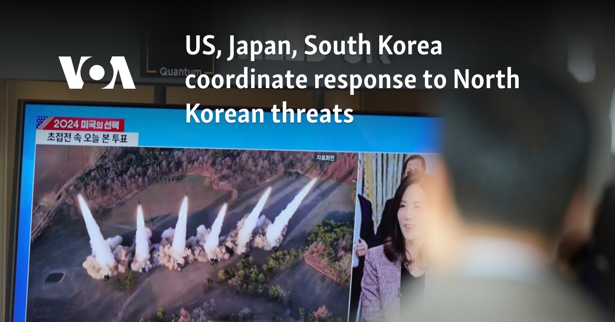 US, Japan, South Korea coordinate response to North Korean threats