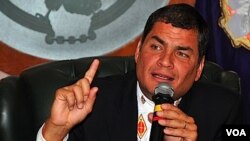 Correa ordenó mejorar los servicios públicos y la presencia del Estado en la frontera con Colombia.