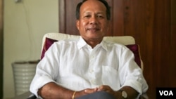 Ok Serei Sopheak is an independent analyst, and Chairman of the Board of Directors of Transparency International Cambodia in Phnom Penh, Cambodia, June 14, 2016. (Hean Socheata/VOA Khmer)
