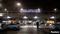 L'aéroport Sabiha Gökçen, Istanbul, Turquie