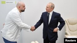 Денис Проценко и Владимир Путин
