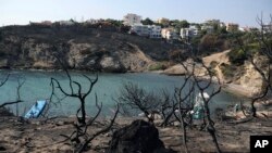 雅典以東的拉菲娜海灘，當地2018年8月1日的大火導致100人喪生。
