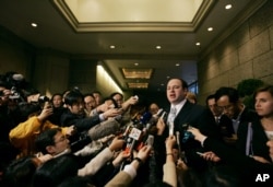 FILE - U.S. Treasury Department's Deputy Assistant Secretary Daniel Glaser speaks to reporters in Hong Kong, March 17, 2007.