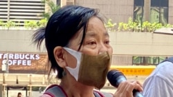 社民連主席陳寶瑩表示，六四的歷史不會被磨滅，她認為香港人日後的表達方式可以見機行事（美國之音湯惠芸）
