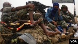 Rebels from the militant Islamist sect Ansar Dine in Mali