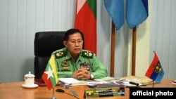 Ông Soe Win, nhân vật số hai trong tập đoàn quân sự cầm quyền ở Myanmar; tháng 2/2021.