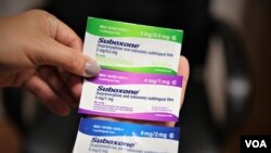 The drug Suboxone is used to help calm people experiencing severe withdrawal symptoms after continued use of prescription opioid pain pills, heroin and other synthetic opioids.