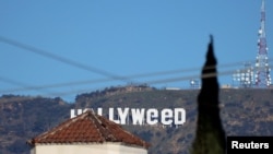 REUTERS Hollywood sign turned to Hollyweed