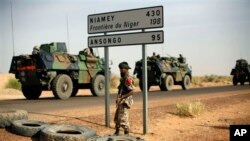 Des soldats français au Mali, près de la frontière nigérienne