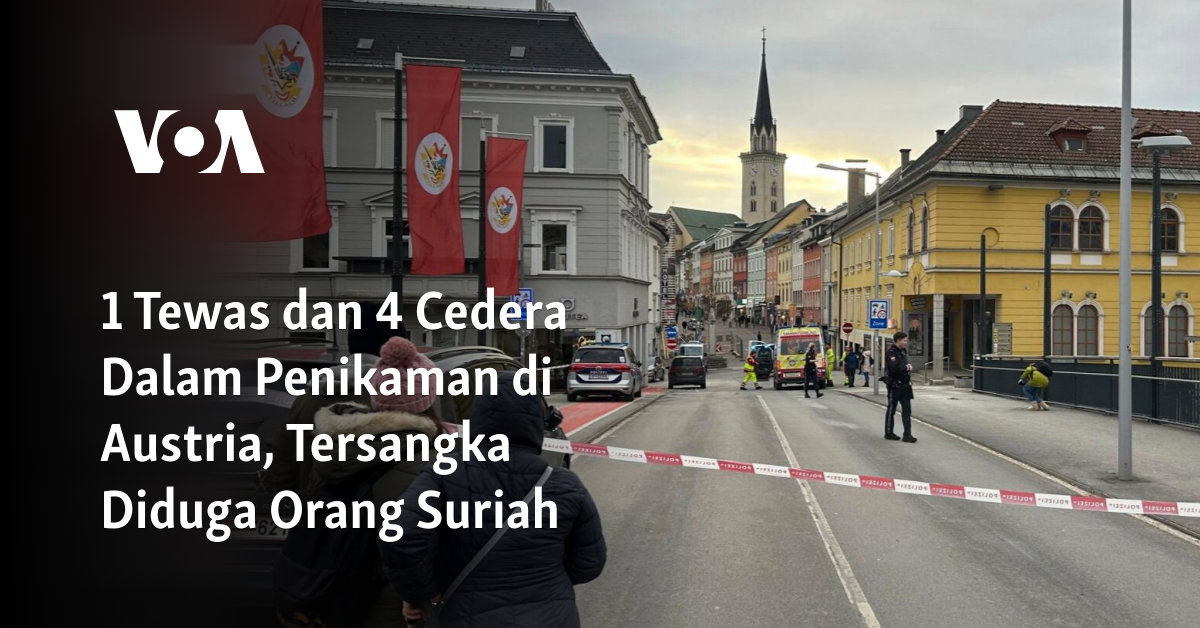 1 Tewas dan 4 Cedera Dalam Penikaman di Austria, Tersangka Diduga Orang Suriah