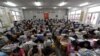 安徽合肥一所中学的学生在准备参加高考（资料照片）