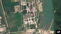 북한 영변의 핵시설 위성사진. 사진 = Planet Labs Inc. via AP.