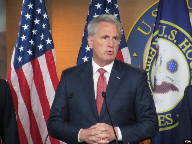 Pemimpin minoritas di DPR AS, Kevin McCarthy