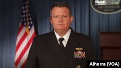 Juru bicara Pentagon, Kapten Angkatan Laut Jeff Davis (foto: dok).