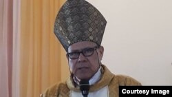 Monseñor Juan Abelardo Mata, obispo de diócesis de Estelí, Nicaragua. Cortesía de Canal Católico.