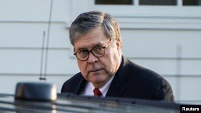 Bộ trưởng Tư pháp Mỹ William Barr. 