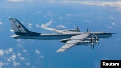 러시아의 TU-95 전략폭격기 (자료사진)