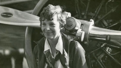 Image result for amelia earhart became the first woman to fly solo across pacific