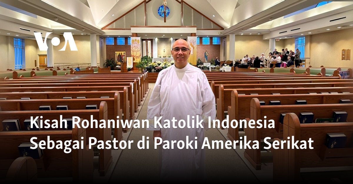 Pastor Katolik Indonesia Melayani Paroki di Amerika Serikat dengan Cinta