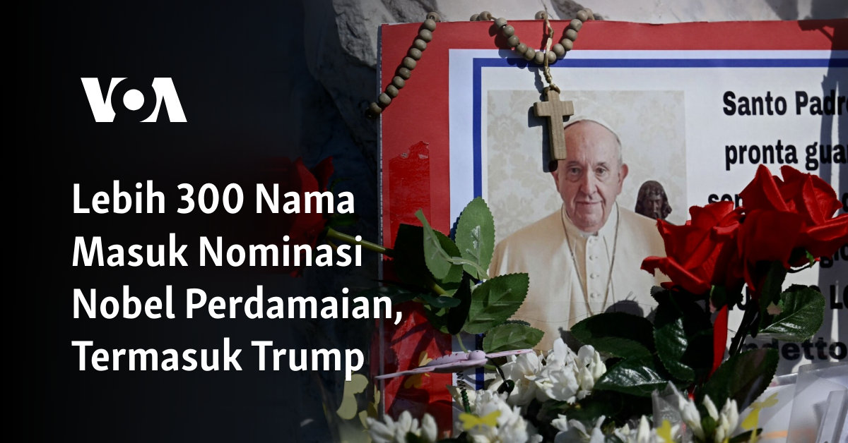 Lebih 300 Nama Masuk Nominasi Nobel Perdamaian, Termasuk Trump