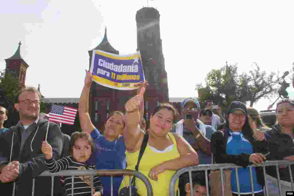 La fe y esperanza todavía está presente en los rostros de los miles de indocumentados que participaron de la marcha por la reforma del sistema de inmigración.