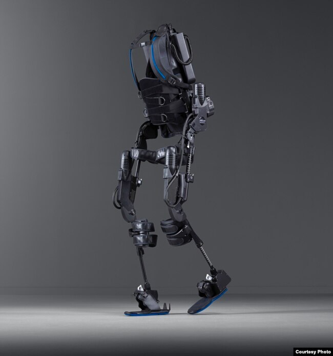The EksoGT robotic exoskeleton is being used in more than 200 rehabilitation centers around the world, including Marianjoy Rehabilitation Hospital. (Photo: Ekso Bionics)
