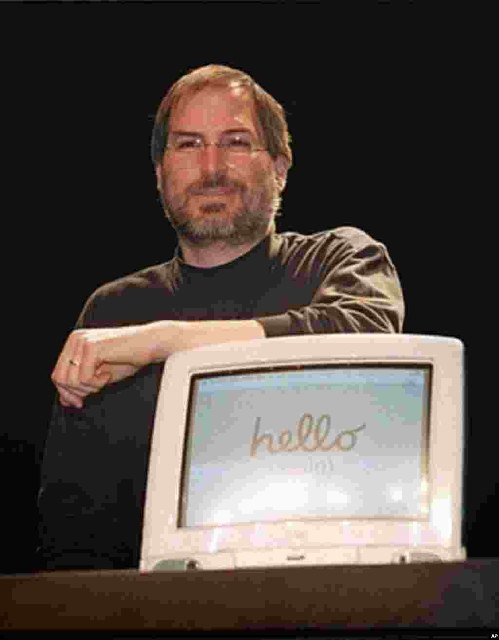 This September 17, 1998 file photo shows Apple co-founder Steve Jobs during a press conference in Paris, France. (AFP)