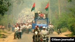 ကချင်မူးယစ်ဆေးဝါးဆန့်ကျင်ရေးအခမ်းအနား တက်ရောက်လာသူ ပြည်သူများ -Photo Credit to Lachid Kachin