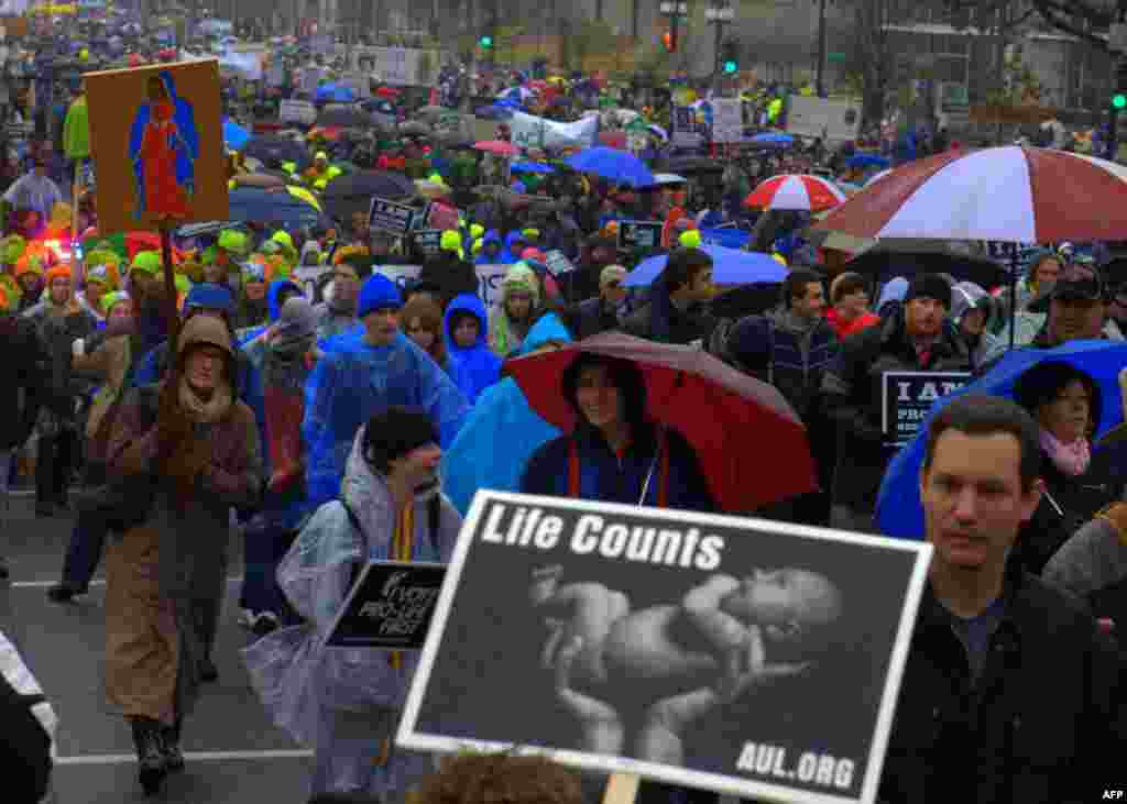 Демонстрация против абортов