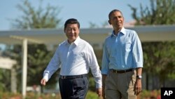 美國總統奧巴馬和中國國家主席習近平剛剛結束在加州“陽光之鄉”的會談