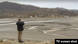 Jablaničko jezero nakon ispuštanja vode