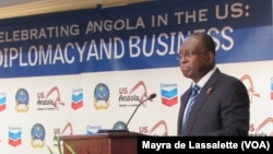 Angola, Vice-Presidente, Manuel Vicente, no evento da Câmara do Comércio Estados Unidos/ Angola, Washington DC, Agosto 4, 2014