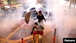 지난 2019년 홍콩 시내에서 반정부 시위가 벌어지고 있다. (자료사진)