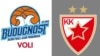 Grbovi košarkaških klubova Budućnost i Crvena zvezda (Foto: preuzeto sa zvaničnih veb stranica Budućnosti i Zvezde)