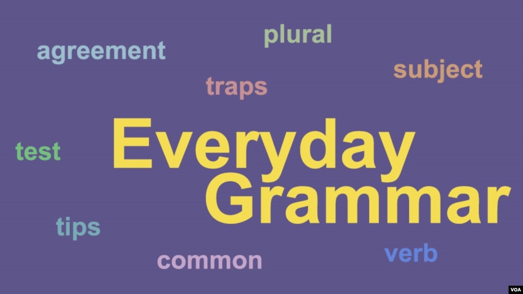 verb agreement