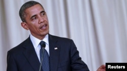 US President Barack Obama speaks during a media conference in Bangkok, Thailand, November 18, 2012.