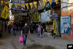 Suasana kamp pengungsi Palestina "Bourj al-Barajneh" di Beirut, Lebanon (foto: dok).