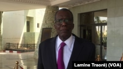 Ousséni Compaoré, ministre de la Sécurité, à Ouagadougou, le 1er février 2019. (VOA/Lamine Traoré)